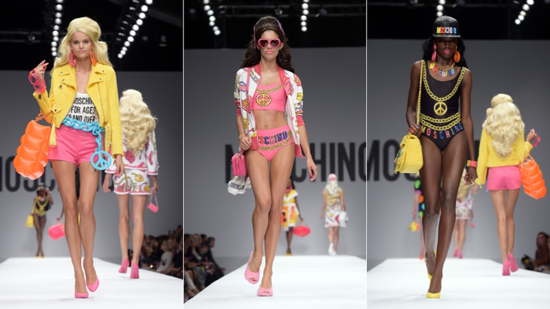 Illustration for article titled Moschino's Spring Collection: An Entire Barbie Dream-Wardrobe